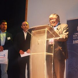 Dr. Antonio Orellana se refiere al primer concurso de proyectos de investigación en Educación en Ciencias de la Salud de ASOFAMECH.