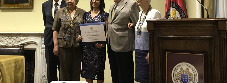 Dra. Maria Santolaya – Nuevo Miembro Correspondiente de la Academia Chilena de Medicina